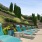 resort-style pool with lounge chairs